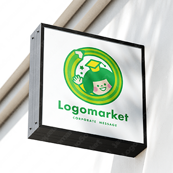 学びと安心感と親しみのロゴ