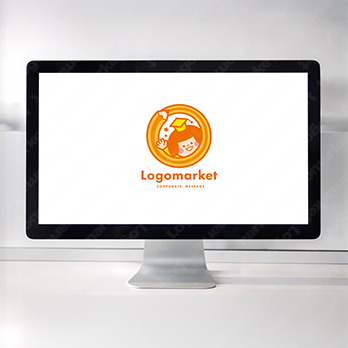 学びと安心感と親しみのロゴ