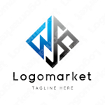 NとKと菱形のロゴ