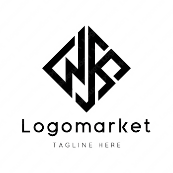 NとKと菱形のロゴ