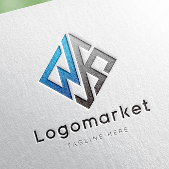 NとKと菱形のロゴ