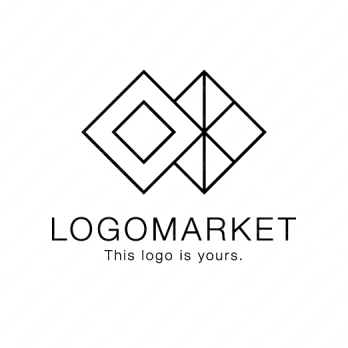 シンプルと高級とダイヤのロゴ