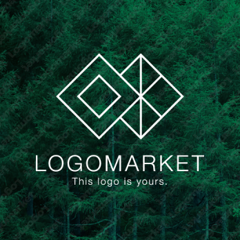 シンプルと高級とダイヤのロゴ