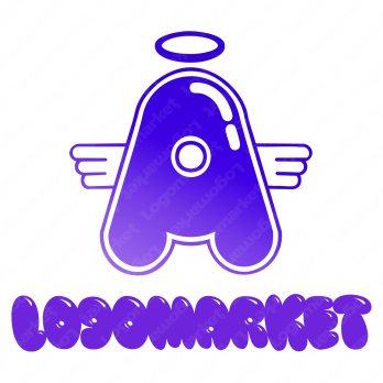 Aと翼と天使のロゴ