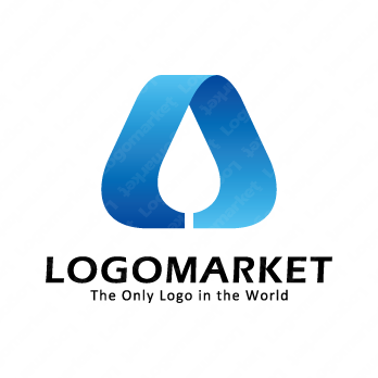 水と木と循環のロゴ