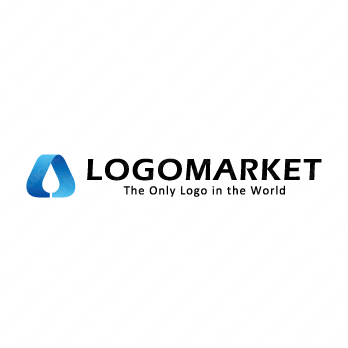 水と木と循環のロゴ