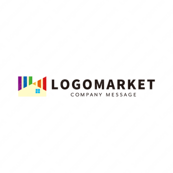 レインボーとKと家のロゴ