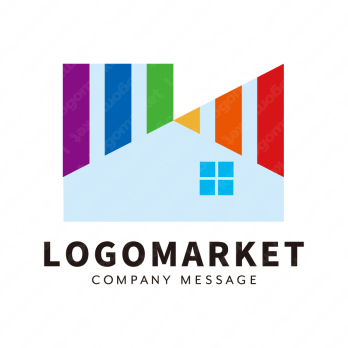 レインボーとKと家のロゴ