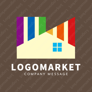 レインボーとKと家のロゴ