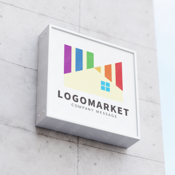 Aとaと虹のロゴ