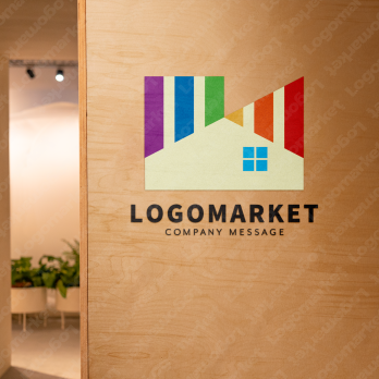 レインボーとKと家のロゴ