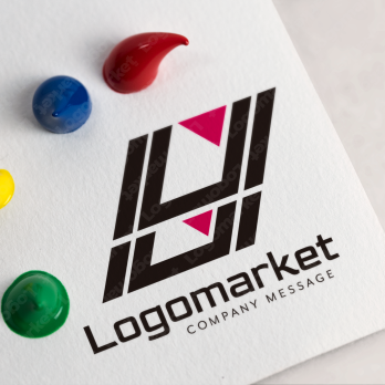 Aとaと虹のロゴ