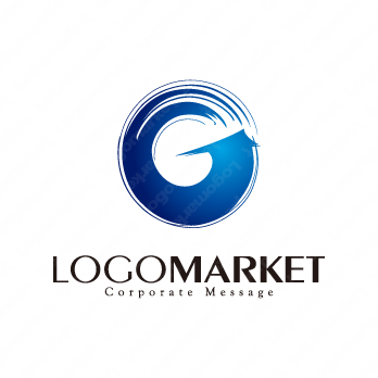 上昇とダイナミックと挑戦のロゴ