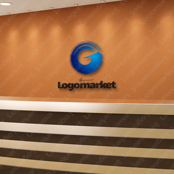 上昇とダイナミックと挑戦のロゴ