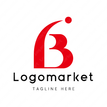 Bとbと球体のロゴ