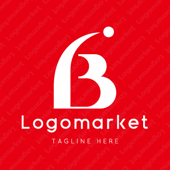 Bとbと球体のロゴ