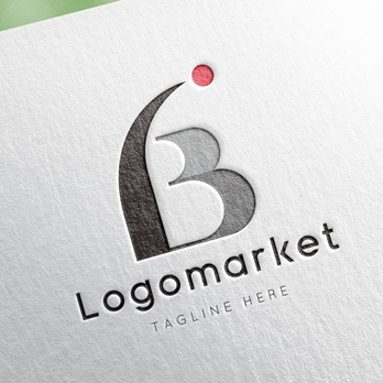Bとbと球体のロゴ