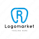 Rとrと歯のロゴ