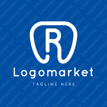 Rとrと歯のロゴ