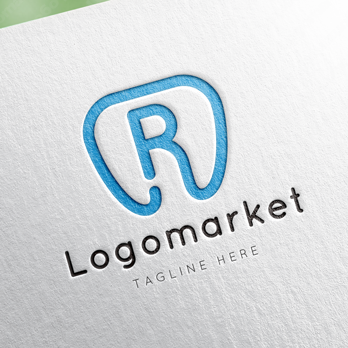 Rとrと歯のロゴ