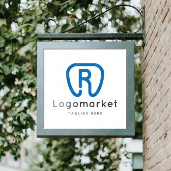 Rとrと歯のロゴ