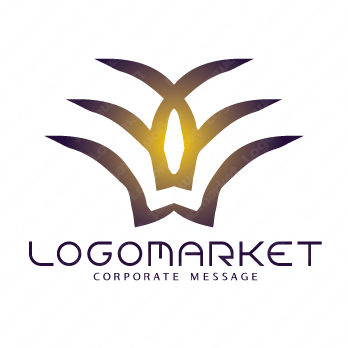 矜持と誇りと抽象のロゴ