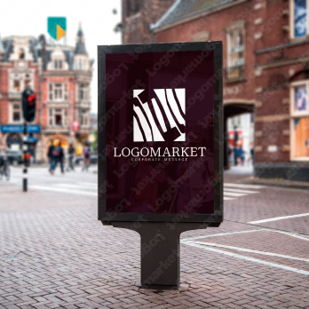 現代的と空間とスクエアのロゴ