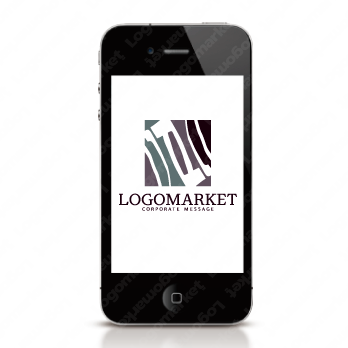 現代的と空間とスクエアのロゴ