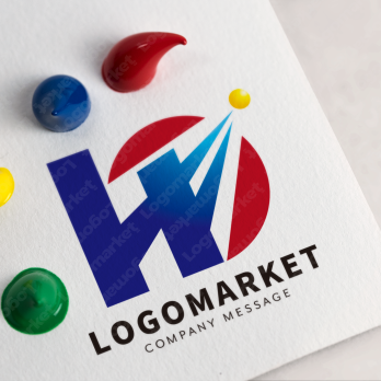 Aとaと虹のロゴ