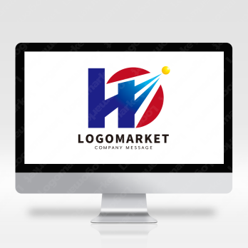 Hと成功と未来のロゴ