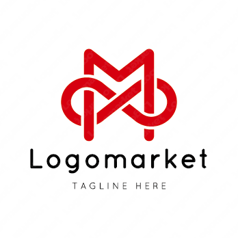 Mとmと無限のロゴ