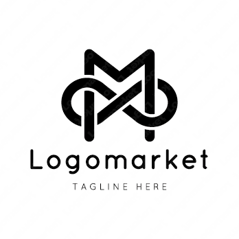 Mとmと無限のロゴ