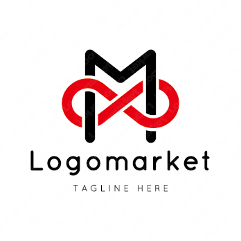 Mとmと無限のロゴ