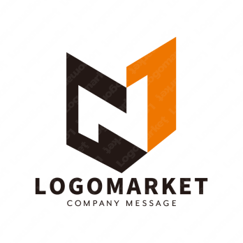 盾とナンバーワンとNのロゴ