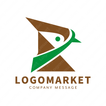 Rと梟と知性のロゴ