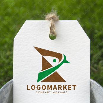 Rと梟と知性のロゴ