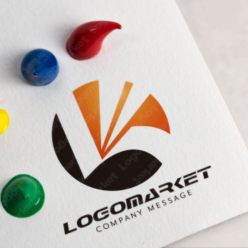 Kと日の出と可能性のロゴ