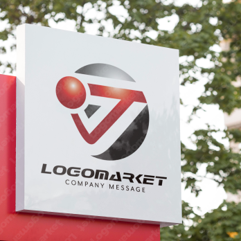 Aとaと虹のロゴ