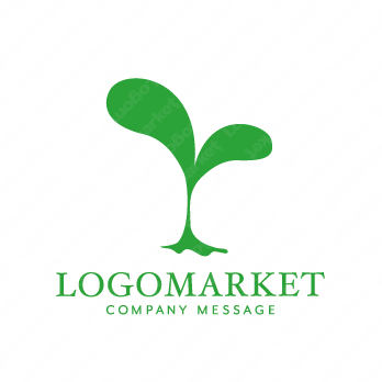 芽と再生と生命力のロゴ