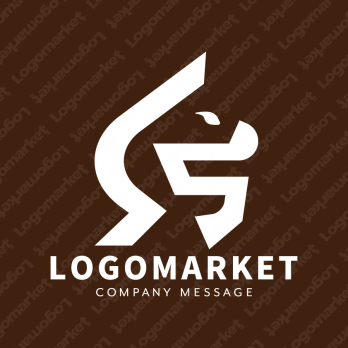 馬とシンプルと存在感のロゴ