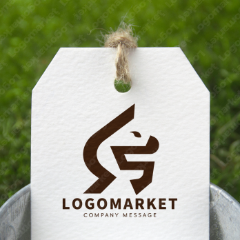 馬とシンプルと存在感のロゴ