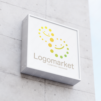 笑顔と繋がりと明るい未来のロゴ