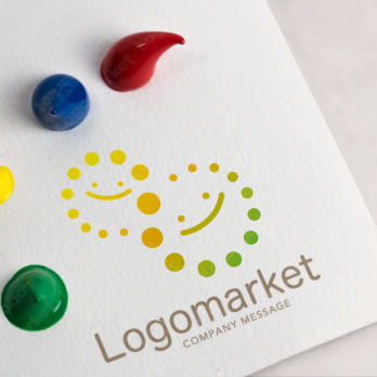 笑顔と繋がりと明るい未来のロゴ