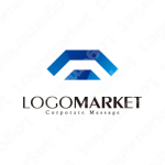 富士山と資産拡大と繁栄のロゴ