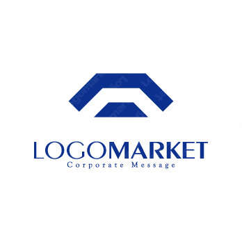 富士山と資産拡大と繁栄のロゴ