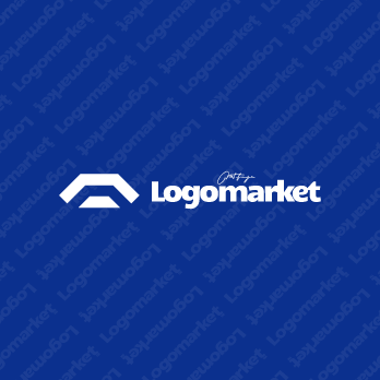 富士山と資産拡大と繁栄のロゴ