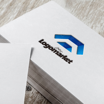 富士山と資産拡大と繁栄のロゴ