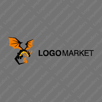 炎と竜と龍のロゴ