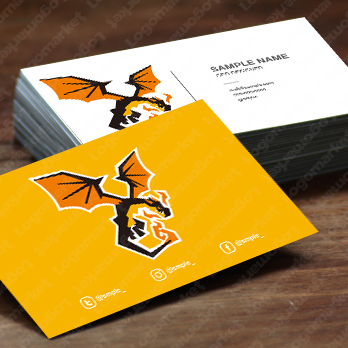 炎と竜と龍のロゴ