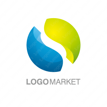 球体とSとボールのロゴ